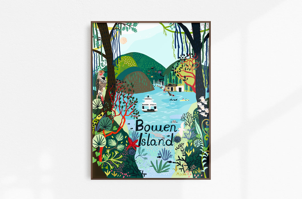 Bowen Island - Nexwlélexm Art Print