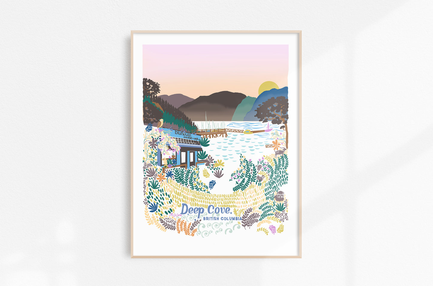 Deep Cove Art Print