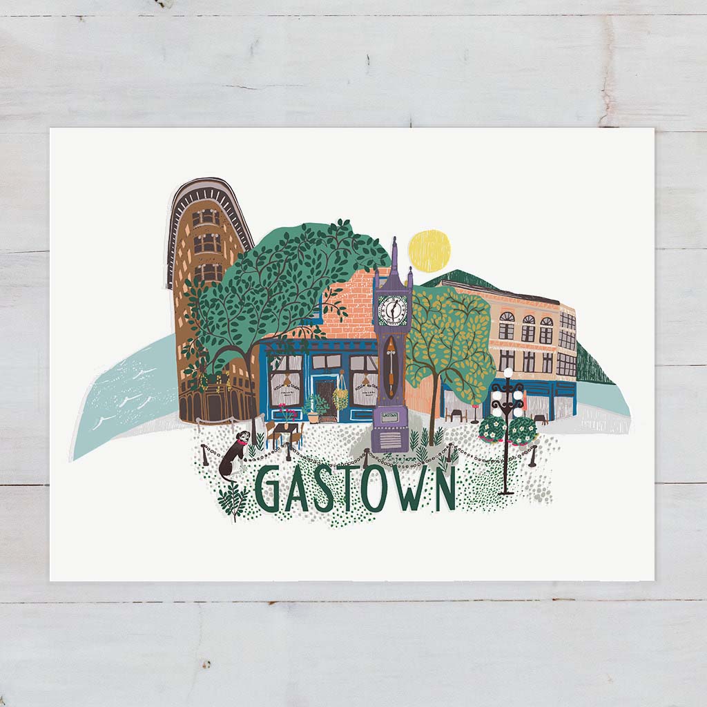 Gastown Art Print