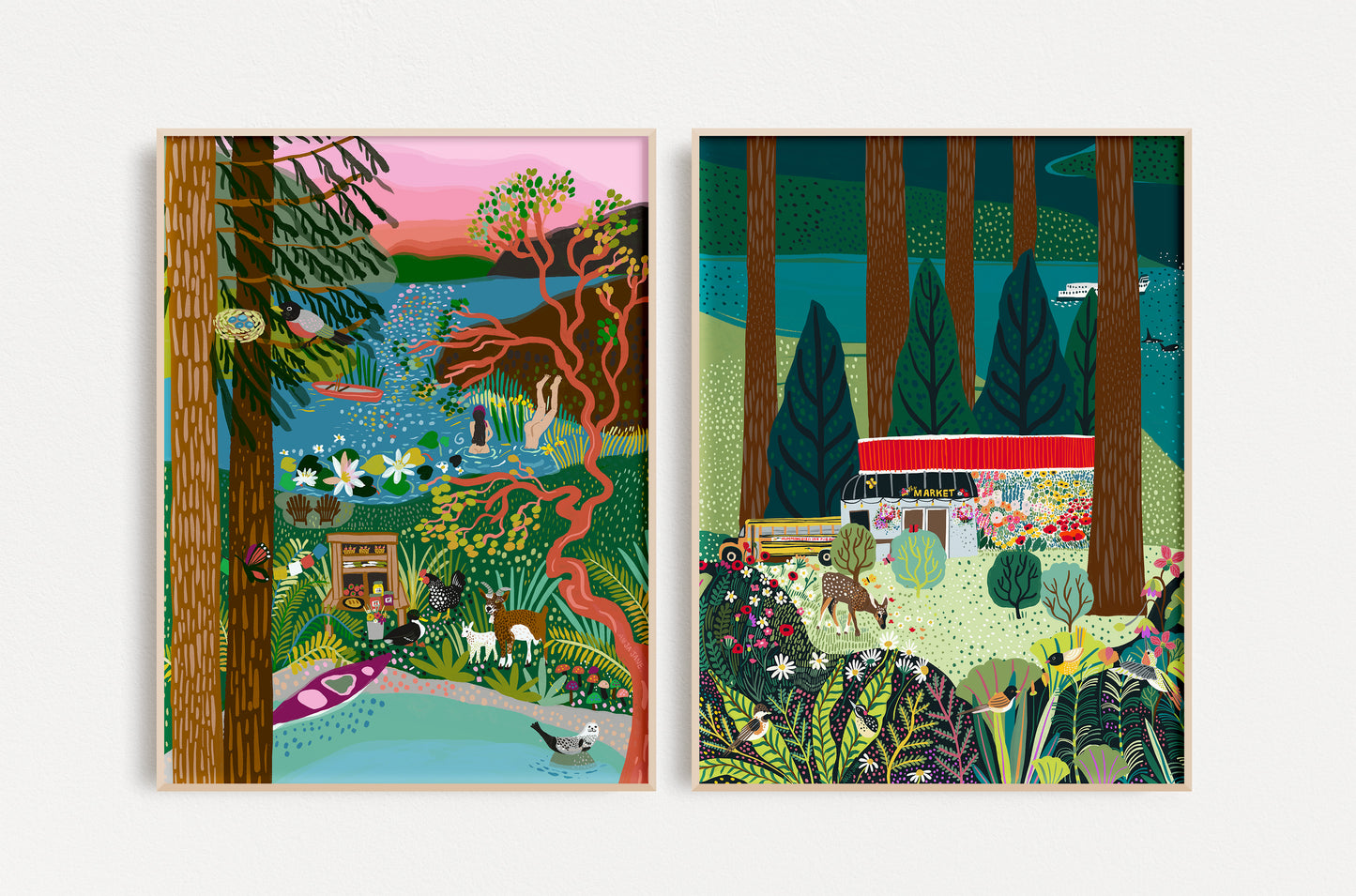 Gulf Islands Art Print Set