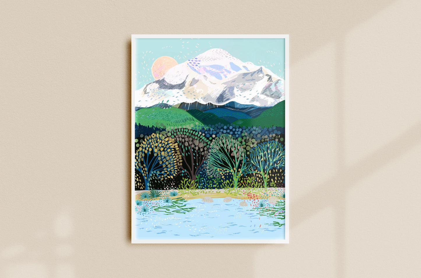 Mount Baker Art Print