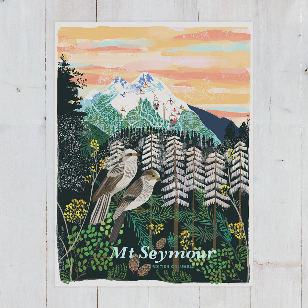 Mt. Seymour Winter Art Print