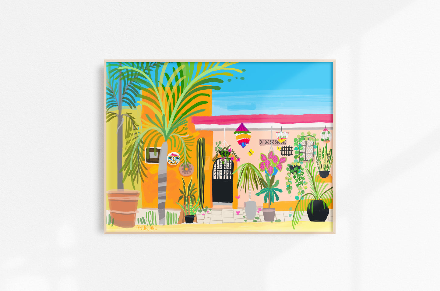 San Pancho Orange Art Print