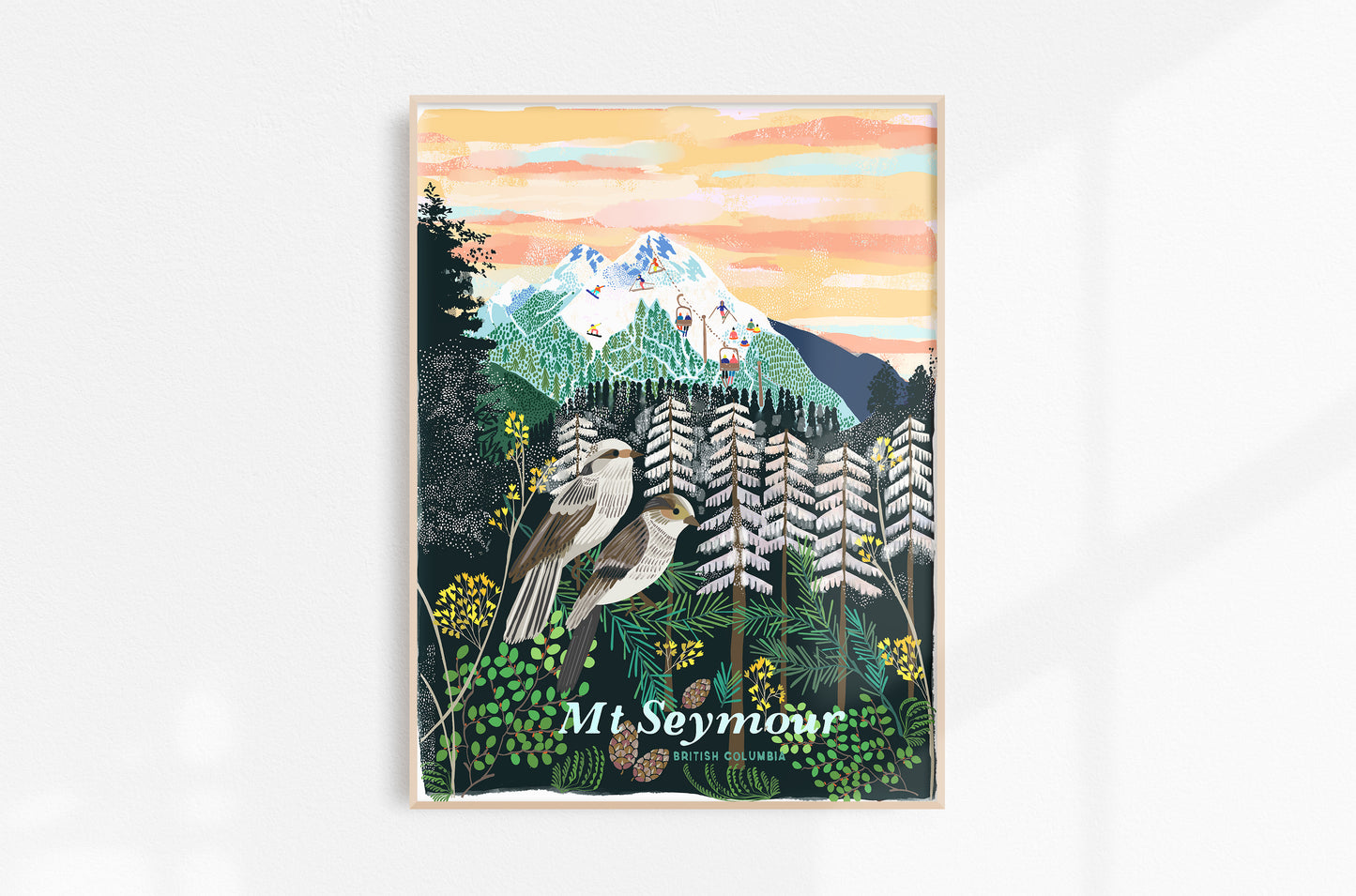 Mt. Seymour Winter Art Print