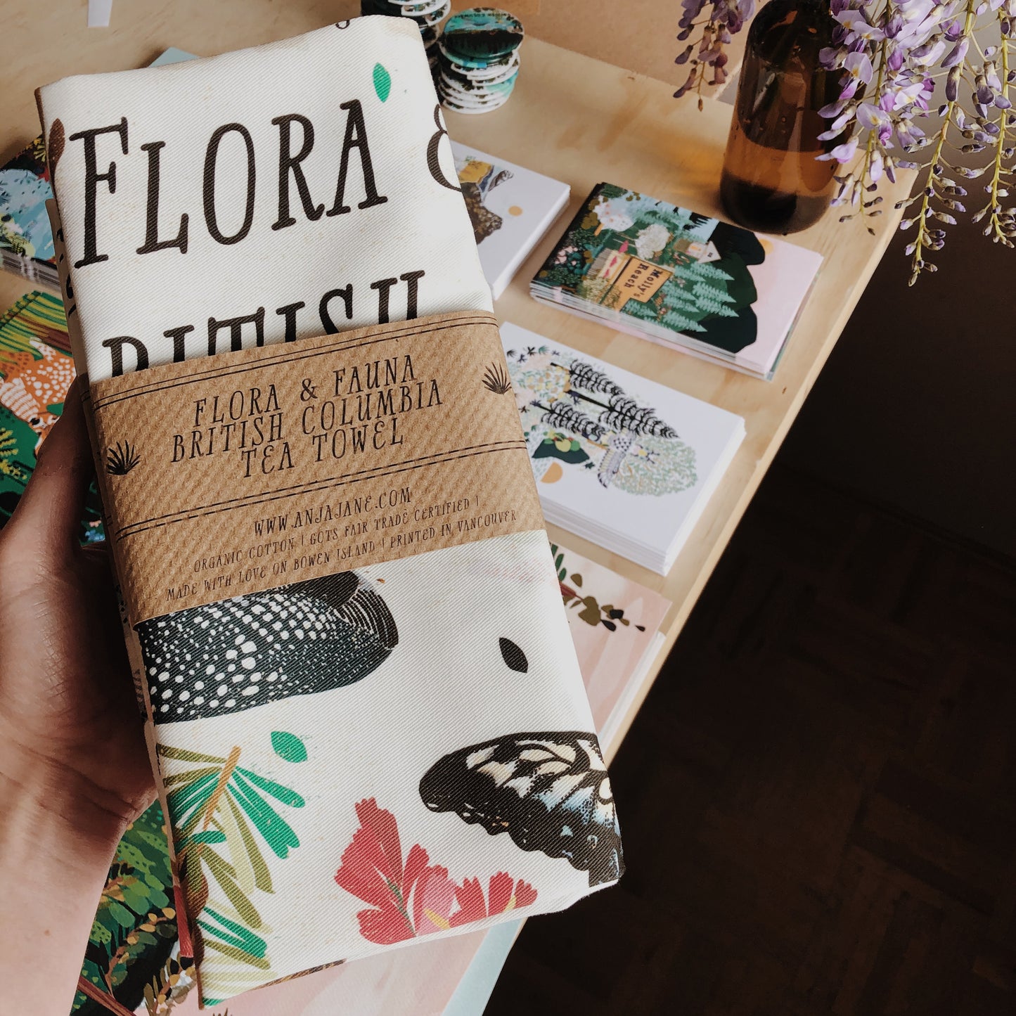 Tea Towel Flora + Fauna